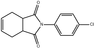 N-(P-CHLOROPHENYL)-4-CYCLOHEXENE-1,2-DICARBOXIMIDE Struktur