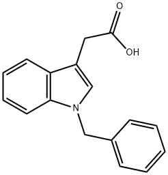 [1-Benzyl-indol-3-yl]-acetic acid Struktur