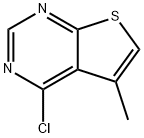 4-CHLORO-5-METHYLTHIENO[2,3-D]PYRIMIDINE Struktur