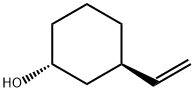 trans-3-vinylcyclohexan-1-ol Struktur