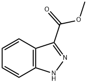 1H-indazole-3-carboxylic acid methyl ester  Struktur