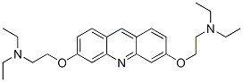 3,6-bis(2-(diethylamino)ethoxy)acridine Struktur