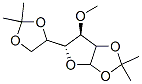 (3R,4S)-3-[(4R)-2,2-dimethyl-1,3-dioxolan-4-yl]-4-methoxy-7,7-dimethyl-2,6,8-trioxabicyclo[3.3.0]octane Struktur