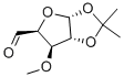 1 2-O-ISOPROPYLIDENE-3-O-METHYL-ALPHA-D& Struktur