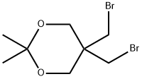 5,5-BIS(BROMOMETHYL)-2,2-DIMETHYL-1,3-DIOXANE Struktur