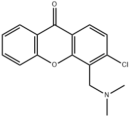 3-Chloro-4-[(dimethylamino)methyl]-9H-xanthen-9-one Struktur