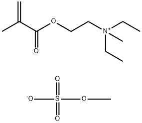 N,N-DIETHYLAMINOETHYL METHACRYLATE Q-SALT, METHOSULFATE Struktur