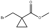 methyl 1-(bromomethyl)cyclopropanecarboxylate Struktur