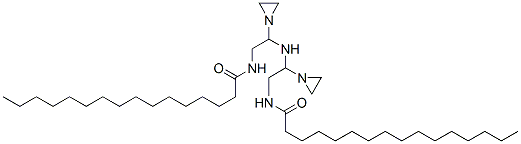 N,N'-[iminobis(ethane-2,1-diyliminoethane-2,1-diyl)]bishexadecan-1-amide Struktur