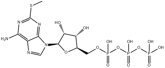 2-METHYLTHIOADENOSINE TRIPHOSPHATE TETRASODIUM Struktur