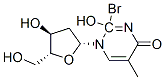 thymidine bromohydrin Struktur