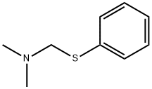 N,N-dimethyl-1-phenylsulfanyl-methanamine Struktur