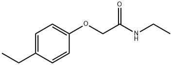 Acetamide, N-ethyl-2-(4-ethylphenoxy)- (9CI) Struktur