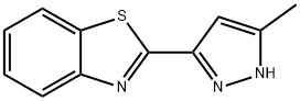 Benzothiazole, 2-(5-methyl-1H-pyrazol-3-yl)- (9CI) Struktur