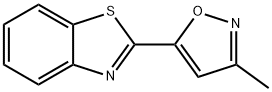 Benzothiazole, 2-(3-methyl-5-isoxazolyl)- (9CI) Struktur