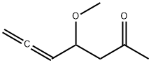 5,6-Heptadien-2-one, 4-methoxy- (9CI) Struktur