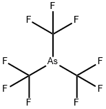 Tris(trifluoromethyl)arsine Struktur