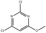 2,4-Dichloro-6-methoxypyrimidine Struktur