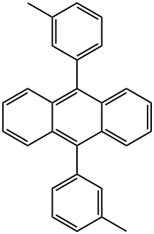 9,10-BIS[3-METHYLPHENYL]ANTHRACENE Struktur