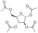 1,2,3,5-TETRA-O-ACETYL-ALPHA-D-ARABINOF& Struktur