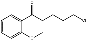 5-CHLORO-1-(2-METHOXYPHENYL)-1-OXOPENTANE Struktur