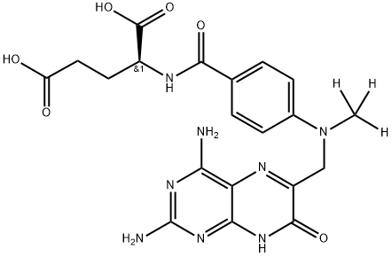 7-HYDROXY METHOTREXATE-D3 Struktur