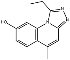 [1,2,4]Triazolo[4,3-a]quinolin-8-ol,1-ethyl-5-methyl-(9CI) Struktur