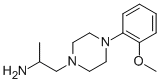 1-[4-(2-methoxyphenyl)piperazin-1-yl]propan-2-amine Struktur