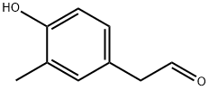 Benzeneacetaldehyde, 4-hydroxy-3-methyl- (9CI) Struktur