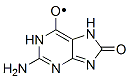 1H-Purin-6-yloxy,  2-amino-7,8-dihydro-8-oxo-  (9CI) Struktur