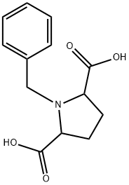 2,5-Pyrrolidinedicarboxylic acid, 1-(phenylMethyl)- Struktur