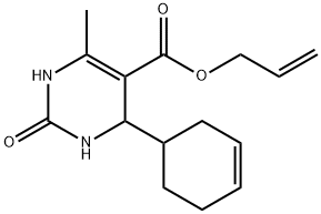 5-Pyrimidinecarboxylicacid,4-(3-cyclohexen-1-yl)-1,2,3,4-tetrahydro-6-methyl-2-oxo-,2-propenylester(9CI) Struktur