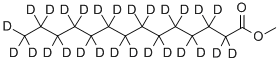 METHYL TETRADECANOATE-D27 Struktur