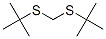 Bis(tert-butylsulfanyl)methane Struktur