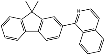 1-(9,9-Dimethylfluuoren-2-yl)isoquinoline Struktur