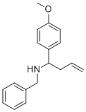 BENZYL-[1-(4-METHOXY-PHENYL)-BUT-3-ENYL]-AMINE Struktur