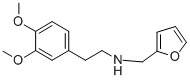 [2-(3,4-DIMETHOXY-PHENYL)-ETHYL]-FURAN-2-YLMETHYL-AMINE Struktur