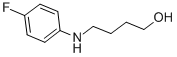 4-(4-FLUORO-PHENYLAMINO)-BUTAN-1-OL Struktur