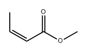 (2Z)-2-Butenoic acid methyl ester Struktur