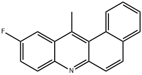 10-Fluoro-12-methylbenz[a]acridine Struktur