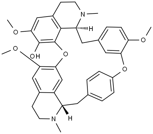 (+)-FANGCHINOLINE Struktur