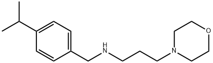 (4-ISOPROPYL-BENZYL)-(3-MORPHOLIN-4-YL-PROPYL)-AMINE Struktur