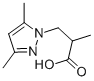 3-(3,5-DIMETHYL-PYRAZOL-1-YL)-2-METHYL-PROPIONIC ACID Struktur