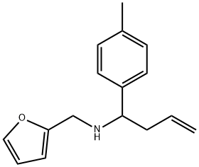 FURAN-2-YLMETHYL-(1-P-TOLYL-BUT-3-ENYL)-AMINE Struktur