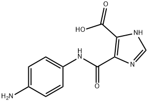 5-(4-AMINO-PHENYLCARBAMOYL)-3H-IMIDAZOLE-4-CARBOXYLIC ACID Struktur