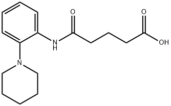 4-(2-PIPERIDIN-1-YL-PHENYLCARBAMOYL)-BUTYRIC ACID Struktur