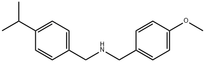 (4-ISOPROPYL-BENZYL)-(4-METHOXY-BENZYL)-AMINE Struktur