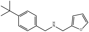 (4-TERT-BUTYL-BENZYL)-FURAN-2-YLMETHYL-AMINE Struktur