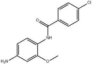 N-(4-AMINO-2-METHOXY-PHENYL)-4-CHLORO-BENZAMIDE Struktur