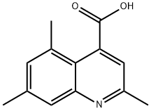 2,5,7-TRIMETHYLQUINOLINE-4-CARBOXYLIC ACID price.